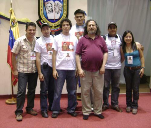 Rendergraf, Morpheo, Potter, Flakox, Richard Stallman y l@s amig@s venezolanos